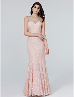 73 Unique Wedding Hairstyles For Diffe Necklines 2017 Mermaid Trumpet Jewel Neck Floor Length Lace Formal Evening Dress With Crystal Detailing By Ts