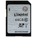 hesapli Akıllı Saatler-Kingston 64GB SD Kart hafıza kartı UHS-I U1 Sınıf 10