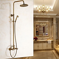 Antique Br Shower Faucets Search Lightinthebox Shower Faucet Antique Br Wall Mounted Ceramic Valve Two Handles Holes