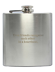 abordables -cadeau de jour de la courbe 6 oz les flacon métalliques de père personnalisé