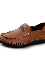 Marrón Taco Verano Claro Café On Slip Primavera Hombre De Confort Negro Bajo Semicuero Zapatos Y Bt6qYO