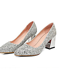 Chunky Heel Wedding Shoes Lightinthebox Women S Synthetics Winter Comfort Basic Pump Wedding Shoes Chunky Heel Gold Silver Red