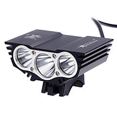 Headlamps LED 3000lm 3 Mode Rechargeable / Waterproof / Super Light Camping / Hiking / Caving / Cycling / Bike / Multifunction Headlamps LED 3000lm 3 Mode Rechargeable / Waterproof / Super Light Camping / Hiking / Caving / Cycling / Bike / Multifunction