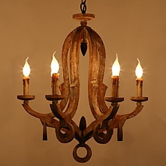 Candle-style Chandelier Uplight - Mini Style, 110-120V / 220-240V Bulb Not Included / 40-50㎡ / E12 / E14 Candle-style Chandelier Uplight - Mini Style, 110-120V / 220-240V Bulb Not Included / 40-50㎡ / E12 / E14