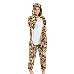 Kigurumi-pysjamas Leopard Bjørn Onesie-pysjamas Kostume Polar Fleece Brun Cosplay Til Voksne Pysjamas med dyremotiv Tegnefilm Halloween Kigurumi-pysjamas Leopard Bjørn Onesie-pysjamas Kostume Polar Fleece Brun Cosplay Til Voksne Pysjamas med dyremotiv Tegnefilm Halloween