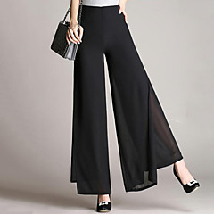 Femme Actif Grandes Tailles Ample Pour Bottes (Bootcut) / Ample / Chino Pantalon Couleur Pleine / Travail Femme Actif Grandes Tailles Ample Pour Bottes (Bootcut) / Ample / Chino Pantalon Couleur Pleine / Travail