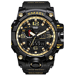 SMAEL Herrn digital Digitaluhr Militäruhr Sportuhr Japanisch Kalender Chronograph Wasserdicht Großes Ziffernblatt Nachts leuchtend SMAEL Herrn digital Digitaluhr Militäruhr Sportuhr Japanisch Kalender Chronograph Wasserdicht Großes Ziffernblatt Nachts leuchtend
