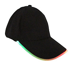 1PCS Unisex Caps Fashion LED Lighted Glow Club Party Black Fabric Travel Hat Baseball Cap Hip-Hop Adjustable Fabric Hat Glow Cap 1PCS Unisex Caps Fashion LED Lighted Glow Club Party Black Fabric Travel Hat Baseball Cap Hip-Hop Adjustable Fabric Hat Glow Cap
