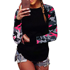 Damen Solide-Retro T-shirt Damen Solide-Retro T-shirt
