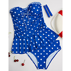 Damen Übergrössen Tankinis - Druck, Punkt Trägerlos Unterhosen Damen Übergrössen Tankinis - Druck, Punkt Trägerlos Unterhosen