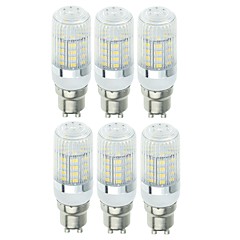 SENCART 6szt 5W 900lm E14 / G9 / GU10 Żarówki LED kukurydza T 40 Koraliki LED SMD 5730 Dekoracyjna Ciepła biel / Zimna biel 220-240V / SENCART 6szt 5W 900lm E14 / G9 / GU10 Żarówki LED kukurydza T 40 Koraliki LED SMD 5730 Dekoracyjna Ciepła biel / Zimna biel 220-240V /