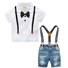 Jungen Kleidungs Set Alltag Sport Solide Baumwolle Frühling Herbst Langarm Weiß Jungen Kleidungs Set Alltag Sport Solide Baumwolle Frühling Herbst Langarm Weiß