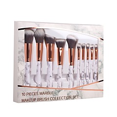 Pacco da 10 Pennelli per il trucco Professionale Set di pennelli / Pennello per cipria / Pennello per ombretto Pennello di nylon / Pacco da 10 Pennelli per il trucco Professionale Set di pennelli / Pennello per cipria / Pennello per ombretto Pennello di nylon /