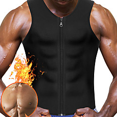 Taljetræningsvest / Body Shaper / Hot Sweat Workout Tank Top Slankingsvest Med Neopren Lynlås Vægttab, Tummy Fat Burner Til Herre Yoga / Træning & Fitness / Træningscenter Mave Taljetræningsvest / Body Shaper / Hot Sweat Workout Tank Top Slankingsvest Med Neopren Lynlås Vægttab, Tummy Fat Burner Til Herre Yoga / Træning & Fitness / Træningscenter Mave