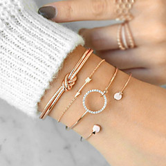 4pcs Women's Cubic Zirconia Twisted Bracelet Bangles Cuff Bracelet - Rhinestone Arrow Ladies, Simple, Casual / Sporty, Boho Bracelet Jewelry Gold / Silver For Graduation Gift Daily Ceremony Street 4pcs Women's Cubic Zirconia Twisted Bracelet Bangles Cuff Bracelet - Rhinestone Arrow Ladies, Simple, Casual / Sporty, Boho Bracelet Jewelry Gold / Silver For Graduation Gift Daily Ceremony Street