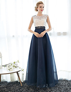 A Line Illusion Neck Floor Length Tulle Over Lace Beautiful Back Prom Formal Evening Dress With Beading By Lan Ting Express A Line Illusion Neck Floor Length Tulle Over Lace Beautiful Back Prom Formal Evening Dress With Beading By Lan Ting Express