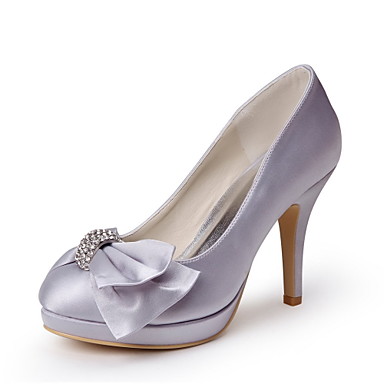 Women's Wedding Shoes Heels/Platform Heels Wedding Gray 748295 2017 ...