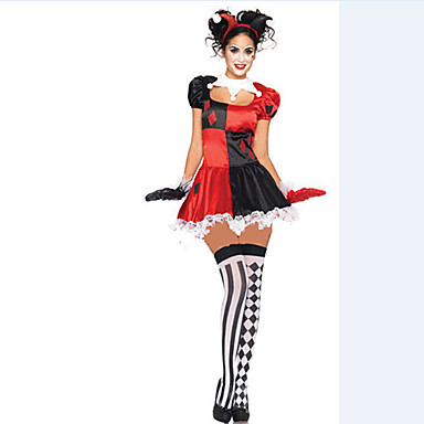 Cute Clown Dress Halloween Costume(4 Pieces)for Carnival 421287 2017 ...