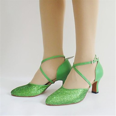 Women's Modern Shoes Paillette High Heel Sequin Chunky Heel Non ...