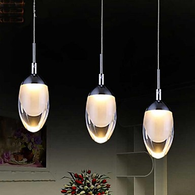 3W Pendant Light , Modern/Contemporary Chrome Feature for LED ...