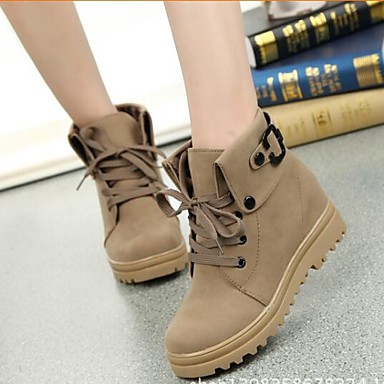 Women's Shoes Fashion Boots Round Toe Wedge Heel Ankle Boots More ...