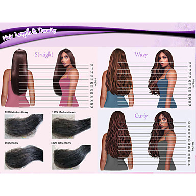 Human Hair Lace Front Wig Style Brazilian Hair Wavy Body Wave