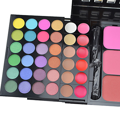  Make-up For You 78 cores Sombra para Olhos / PÃ³s / Corar Olhos / Rosto Profissional Prova-de-Ãgua Longa DuraÃ§Ã£o Maquiagem para o Dia A Dia / Maquiagem de Fada Maquiagem CosmÃ©tico / Mate / Brilho