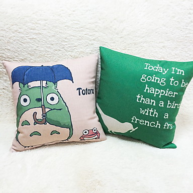 1 pcs Linen Sofa Cushion Travel Pillow Body Pillow Pillow Case Novelty Pillow, Animal Print ...