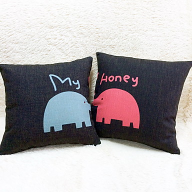 1 Pcs Linen Pillow Case Body Pillow Travel Pillow Sofa Cushion