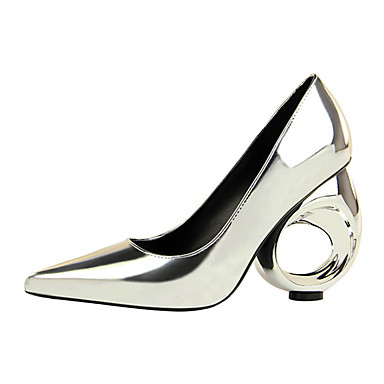 Women's Shoes Patent Leather Spring / Summer Comfort / Novelty / Fashion Boots Heels Wedge Silver / Bronze / Champagne / Party & Evening / Party & Evening Women's Shoes Patent Leather Spring / Summer Comfort / Novelty / Fashion Boots Heels Wedge Silver / Bronze / Champagne / Party & Evening / Party & Evening