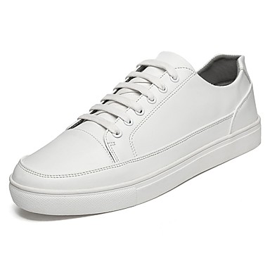 Shoes PU Spring Fall Comfort Sneakers for Outdoor White Black Shoes PU Spring Fall Comfort Sneakers for Outdoor White Black