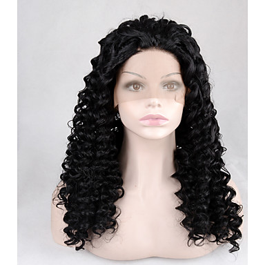 8A Mongolian Kinky Curly Lace Front Human Hair Wigs
