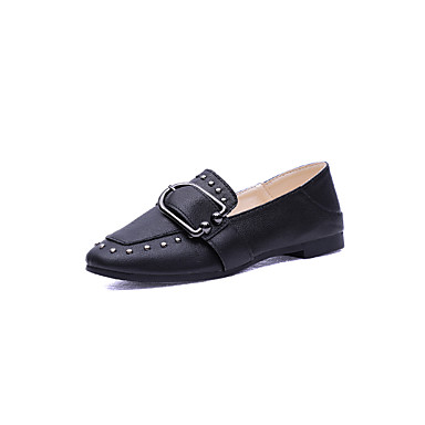 Women's Shoes PU(Polyurethane) Spring / Summer Comfort / Basic Pump Heels Stiletto Heel Pointed Toe Buckle White / Black / Yellow / Party & Evening / Dress / Party & Evening Women's Shoes PU(Polyurethane) Spring / Summer Comfort / Basic Pump Heels Stiletto Heel Pointed Toe Buckle White / Black / Yellow / Party & Evening / Dress / Party & Evening