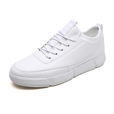 Shoes PU Winter Fall Comfort Sneakers for Casual White Black Shoes PU Winter Fall Comfort Sneakers for Casual White Black