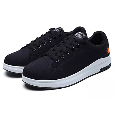Men's Shoes Fabric Spring / Fall Comfort Sneakers Black / Gray Men's Shoes Fabric Spring / Fall Comfort Sneakers Black / Gray