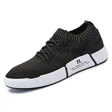 Men's Shoes Tulle Spring / Fall Comfort Sneakers Black / Dark Blue / Gray Men's Shoes Tulle Spring / Fall Comfort Sneakers Black / Dark Blue / Gray