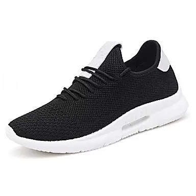 Men's Shoes Mesh Spring / Fall Comfort Athletic Shoes Walking Shoes White / Black Men's Shoes Mesh Spring / Fall Comfort Athletic Shoes Walking Shoes White / Black