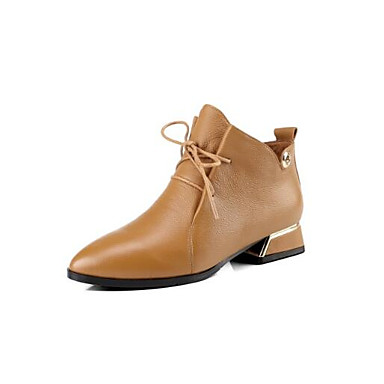 Women's Shoes Nappa Leather Spring / Summer Comfort Sneakers Flat Heel Closed Toe Black / Beige / Brown Women's Shoes Nappa Leather Spring / Summer Comfort Sneakers Flat Heel Closed Toe Black / Beige / Brown