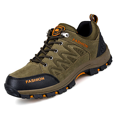 Men's Shoes PU(Polyurethane) Fall Comfort Athletic Shoes Walking Shoes Gray / Green / Khaki Men's Shoes PU(Polyurethane) Fall Comfort Athletic Shoes Walking Shoes Gray / Green / Khaki