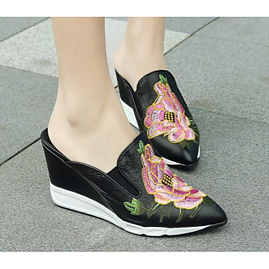 des chaussures en cuir nappa - confort printemps / été du confort - des sabots et mules wedge talon or / noir b659e8 des chaussures en cuir nappa - confort printemps / été du confort - des sabots et mules wedge talon or / noir b659e8
