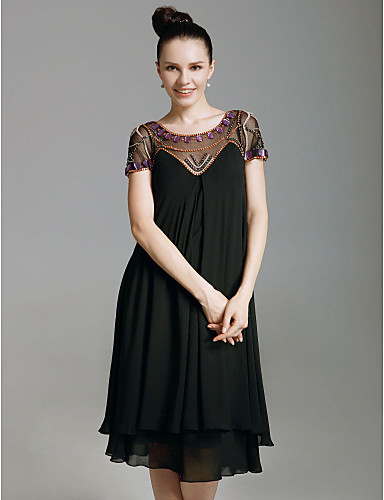 chiffon sheath