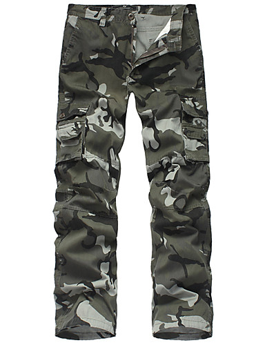 Men's Chinos Pants Camouflage Cotton 834479 2018 – $10.49