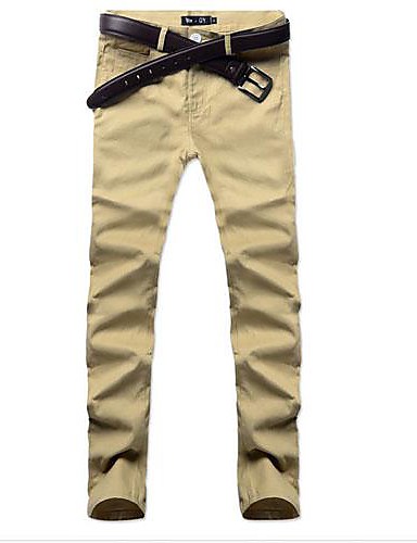 Men's Chinos Pants Solid Cotton 1995914 2018 – $8.39
