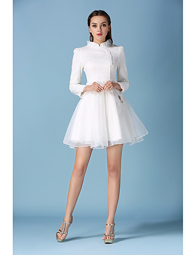 mujer vintage formal boda primavera verano blusa,cuello barco un