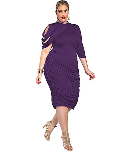 Royal Purple Plus Size Dresses
