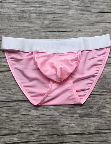 Men's Sexy Solid Briefs Underwear,Polyester Spandex 6197037 2017 – $4.99