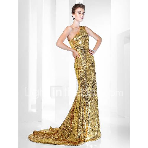 Trompet Zeemeermin Een Schouder Strijksleep Pailletten Glitter Sprankel Celebrity Stijl Formele Avonden Jurk Met Door Ts Couture huismerk kopen in de aanbieding Trompet Zeemeermin Een Schouder Strijksleep Pailletten Glitter Sprankel Celebrity Stijl Formele Avonden Jurk Met Door Ts Couture huismerk kopen in de aanbieding