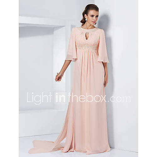 A Lijn Met Sieraad Strijksleep Chiffon Formele Avonden Black Tie Gala Jurk Kralen Drapering Door Ts Couture Keyhole huismerk kopen in de aanbieding A Lijn Met Sieraad Strijksleep Chiffon Formele Avonden Black Tie Gala Jurk Kralen Drapering Door Ts Couture Keyhole huismerk kopen in de aanbieding