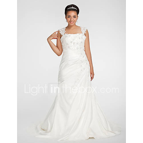 Trompet Zeemeermin Vierkante Hals Kapelsleep Chiffon Op Maat Gemaakte Trouwjurken Met Kralen Appliques Zijgedrapeerd Door Lan Ting Bride huismerk kopen in de aanbieding Trompet Zeemeermin Vierkante Hals Kapelsleep Chiffon Op Maat Gemaakte Trouwjurken Met Kralen Appliques Zijgedrapeerd Door Lan Ting Bride huismerk kopen in de aanbieding