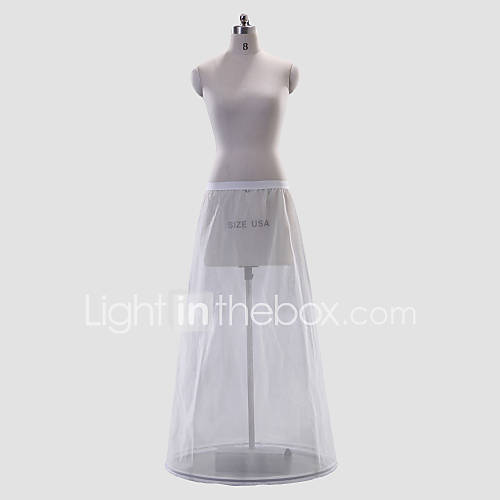 Bruiloft Speciale Gelegenheden Feest Uitgaan Onderjurken Polyester Tule Vloerlengte A Lijn Slip Klassiek Tijdloos Met huismerk kopen in de aanbieding Bruiloft Speciale Gelegenheden Feest Uitgaan Onderjurken Polyester Tule Vloerlengte A Lijn Slip Klassiek Tijdloos Met huismerk kopen in de aanbieding